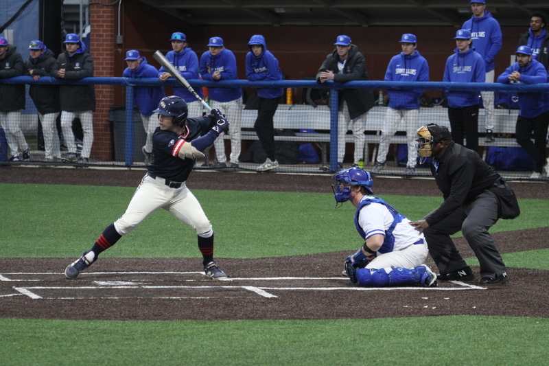 Saint Louis University Baseball vs University of Southern Indiana 2026 B -.jpg :: Saint Louis University Baseball vs University of Southern Indiana at Billikens Sports Center in St. Louis, Missouri, USA. NCAA, College Baseball, A10 Conference, SLU wins 3-1, 02-25-2026 3 pm