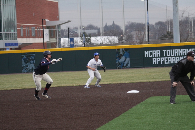 Saint Louis University Baseball vs University of Southern Indiana 2026 CII.jpg :: Saint Louis University Baseball vs Southern University at Billikens Sports Center in St. Louis, Missouri, USA. 02/25/2026 3pm 100 in attendance 55 degrees and cloudy Division I NCAA Baseball a 3 to 1 win for the Billikens