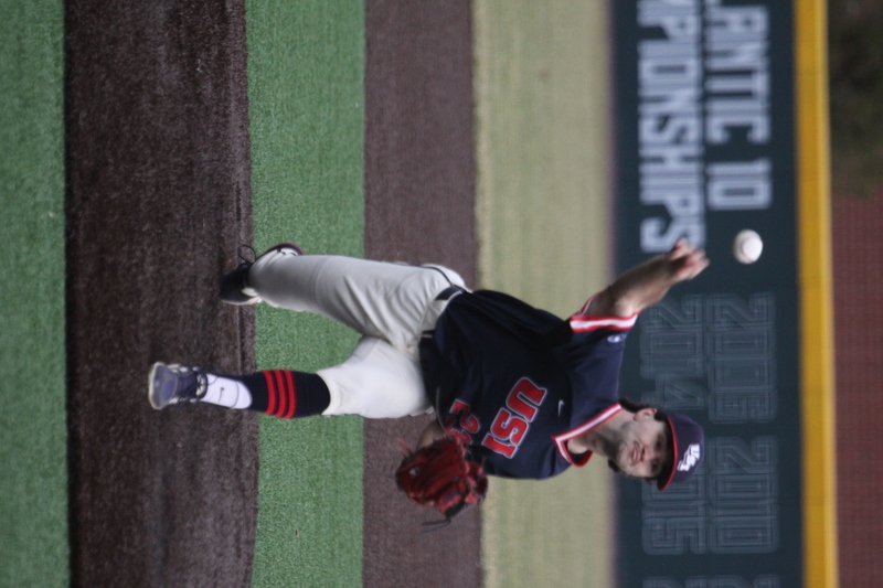 Saint Louis University Baseball vs University of Southern Indiana 2026 CIX.jpg :: Saint Louis University Baseball vs Southern University at Billikens Sports Center in St. Louis, Missouri, USA. 02/25/2026 3pm 100 in attendance 55 degrees and cloudy Division I NCAA Baseball a 3 to 1 win for the Billikens