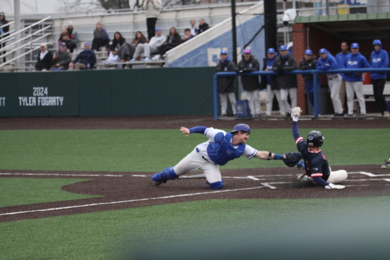 Saint Louis University Baseball vs University of Southern Indiana 2026 CVII.jpg :: Saint Louis University Baseball vs Southern University at Billikens Sports Center in St. Louis, Missouri, USA. 02/25/2026 3pm 100 in attendance 55 degrees and cloudy Division I NCAA Baseball a 3 to 1 win for the Billikens