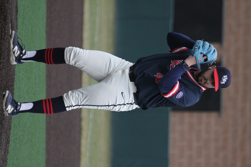 Saint Louis University Baseball vs University of Southern Indiana 2026 II.jpg :: Saint Louis University vs University of Southern Indiana at Billikens Sports Center in St. Louis, Missouri, USA. NCAA Division I Collegiate Baseball 02/25/2026