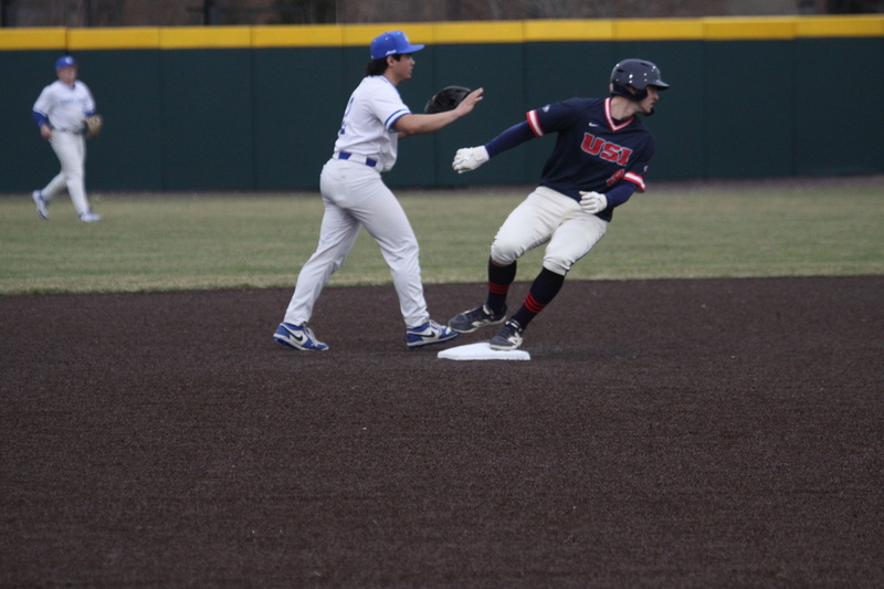 Saint Louis University Baseball vs University of Southern Indiana 2026 L.jpg :: Saint Louis University vs University of Southern Indiana at Billikens Sports Center in St. Louis, Missouri, USA. NCAA Division I Collegiate Baseball 02/25/2026