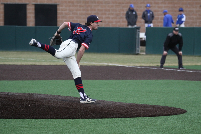 Saint Louis University Baseball vs University of Southern Indiana 2026 LIX.jpg :: Saint Louis University vs University of Southern Indiana at Billikens Sports Center in St. Louis, Missouri, USA. NCAA Division I Collegiate Baseball 02/25/2026