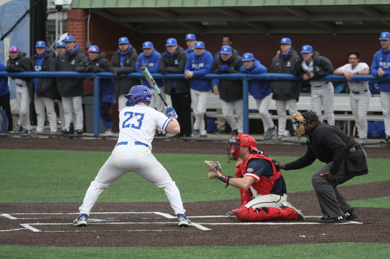 Saint Louis University Baseball vs University of Southern Indiana 2026 LXI.jpg :: Saint Louis University vs University of Southern Indiana at Billikens Sports Center in St. Louis, Missouri, USA. NCAA Division I Collegiate Baseball 02/25/2026