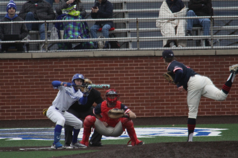 Saint Louis University Baseball vs University of Southern Indiana 2026 LXV.jpg :: Saint Louis University vs University of Southern Indiana at Billikens Sports Center in St. Louis, Missouri, USA. NCAA Division I Collegiate Baseball 02/25/2026