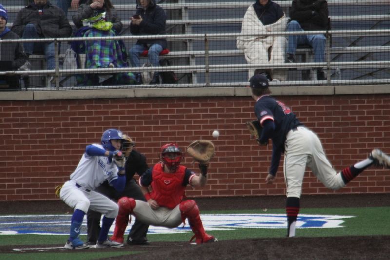 Saint Louis University Baseball vs University of Southern Indiana 2026 LXVI.jpg :: Saint Louis University vs University of Southern Indiana at Billikens Sports Center in St. Louis, Missouri, USA. NCAA Division I Collegiate Baseball 02/25/2026