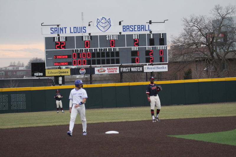 Saint Louis University Baseball vs University of Southern Indiana 2026 LXXI.jpg :: Saint Louis University vs University of Southern Indiana at Billikens Sports Center in St. Louis, Missouri, USA. NCAA Division I Collegiate Baseball 02/25/2026