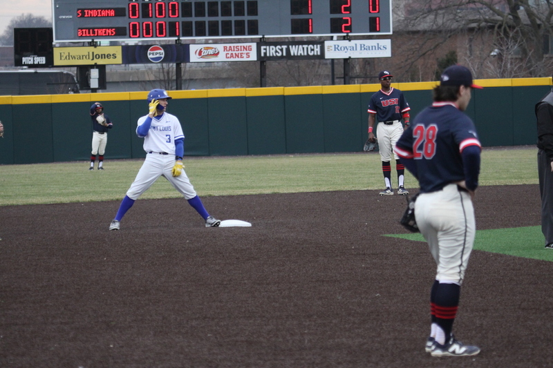 Saint Louis University Baseball vs University of Southern Indiana 2026 LXXII.jpg :: Saint Louis University vs University of Southern Indiana at Billikens Sports Center in St. Louis, Missouri, USA. NCAA Division I Collegiate Baseball 02/25/2026