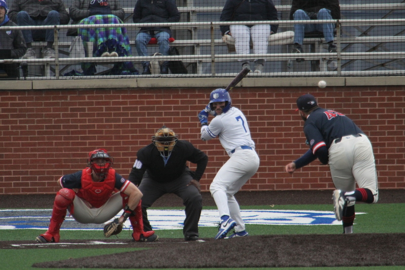 Saint Louis University Baseball vs University of Southern Indiana 2026 XVII.jpg :: Saint Louis University vs University of Southern Indiana at Billikens Sports Center in St. Louis, Missouri, USA. NCAA Division I Collegiate Baseball 02/25/2026