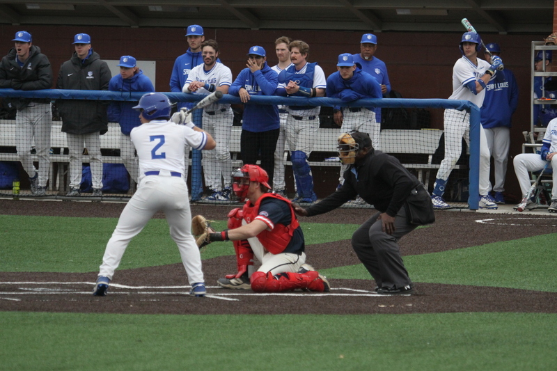 Saint Louis University Baseball vs University of Southern Indiana 2026 XXXI.jpg :: Saint Louis University vs University of Southern Indiana at Billikens Sports Center in St. Louis, Missouri, USA. NCAA Division I Collegiate Baseball 02/25/2026