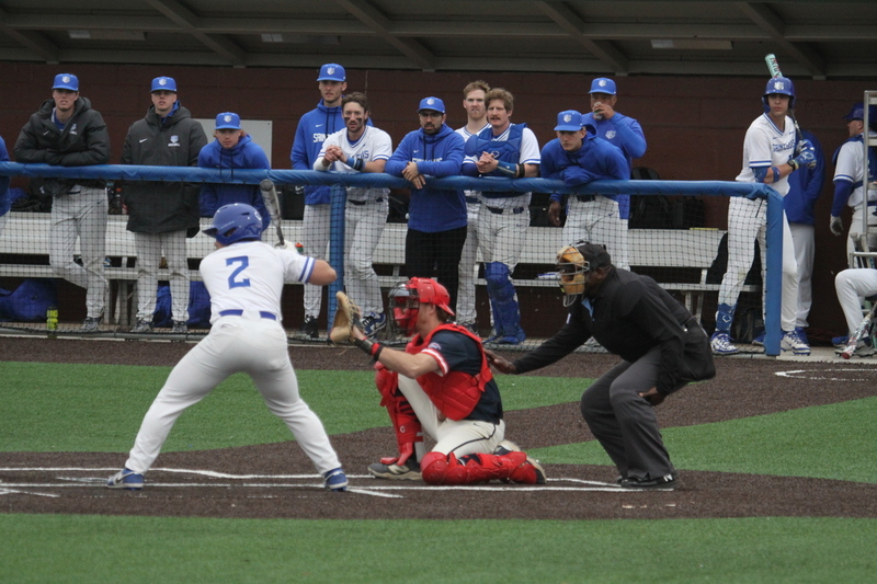 Saint Louis University Baseball vs University of Southern Indiana 2026 XXXII.jpg :: Saint Louis University vs University of Southern Indiana at Billikens Sports Center in St. Louis, Missouri, USA. NCAA Division I Collegiate Baseball 02/25/2026