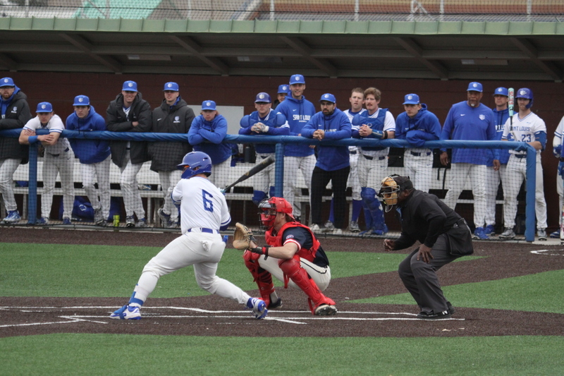 Saint Louis University Baseball vs University of Southern Indiana 2026 XXXVIII.jpg :: Saint Louis University vs University of Southern Indiana at Billikens Sports Center in St. Louis, Missouri, USA. NCAA Division I Collegiate Baseball 02/25/2026