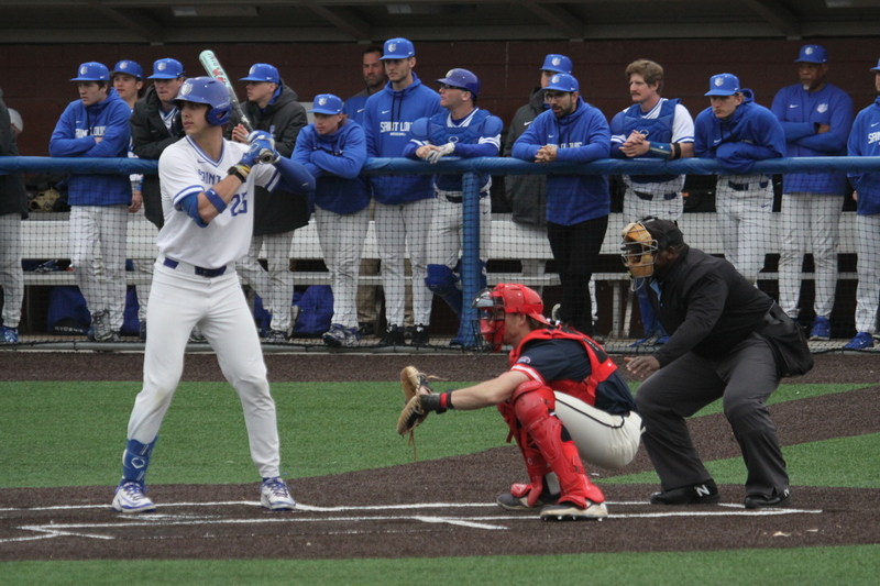 Saint Louis University Baseball vs University of Southern Indiana 2026 XXXXI.jpg :: Saint Louis University vs University of Southern Indiana at Billikens Sports Center in St. Louis, Missouri, USA. NCAA Division I Collegiate Baseball 02/25/2026
