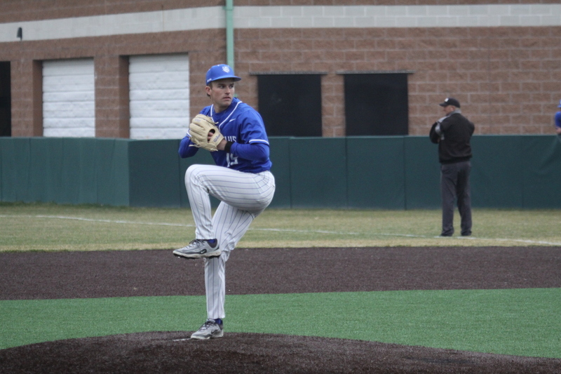 Saint Louis University Baseball vs Western Illinois University 2026 LV.jpg :: Saint Louis University Baseball vs Western Illinois University 2026 at Billikens Sports Center in St. Louis, Missouri, USA. Western Illinois University is an Ohio Valley Conference and Saint Louis University is an Atlantic 10 Conference in a two-conference dual. 03/03/2026