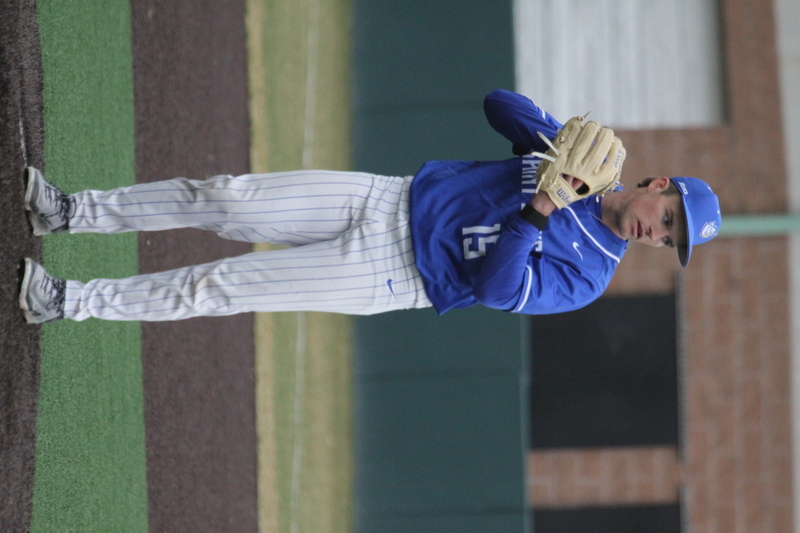 Saint Louis University Baseball vs Western Illinois University 2026 LVII.jpg :: Saint Louis University Baseball vs Western Illinois University 2026 at Billikens Sports Center in St. Louis, Missouri, USA. Western Illinois University is an Ohio Valley Conference and Saint Louis University is an Atlantic 10 Conference in a two-conference dual. 03/03/2026