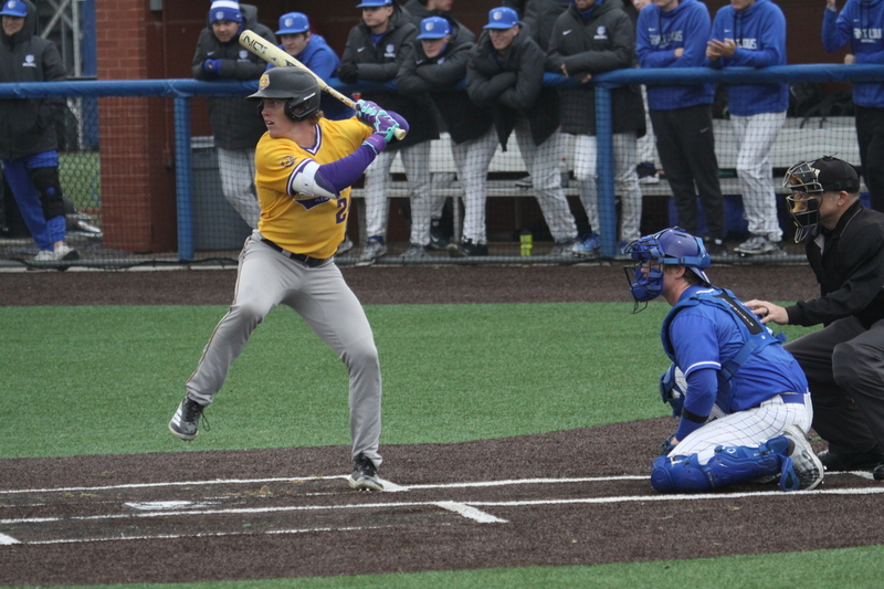 Saint Louis University Baseball vs Western Illinois University 2026 LXX.jpg :: Saint Louis University Baseball vs Western Illinois University 2026 at Billikens Sports Center in St. Louis, Missouri, USA. Western Illinois University is an Ohio Valley Conference and Saint Louis University is an Atlantic 10 Conference in a two-conference dual. 03/03/2026