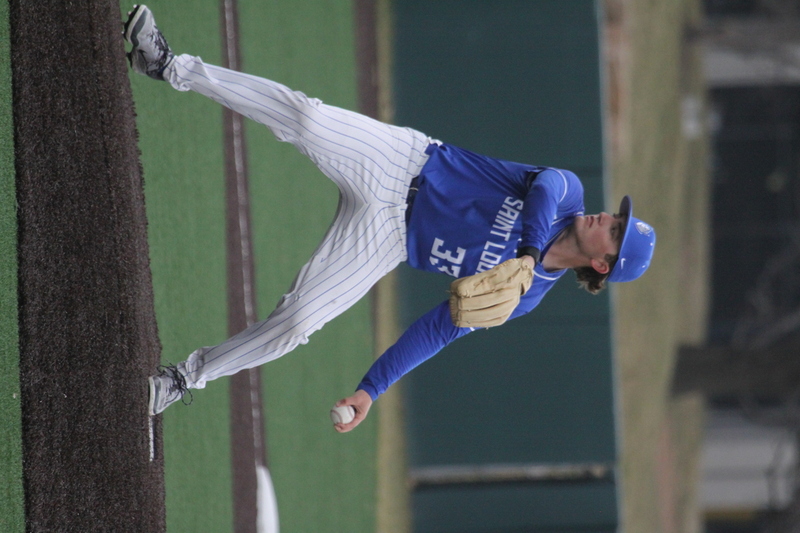 Saint Louis University Baseball vs Western Illinois University 2026 X.jpg :: Saint Louis University Baseball vs Western Illinois University at Billikens Sports Center in St. Louis, Missouri, USA. 03-03-2026 NCAA College Division I Baseball