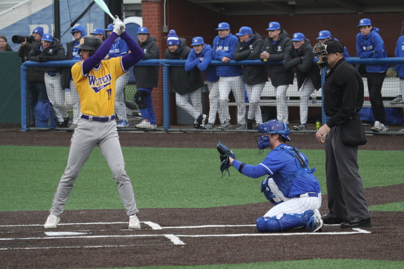 Saint Louis University Baseball vs Western Illinois University 2026 XI.jpg :: Saint Louis University Baseball vs Western Illinois University at Billikens Sports Center in St. Louis, Missouri, USA. 03-03-2026 NCAA College Division I Baseball