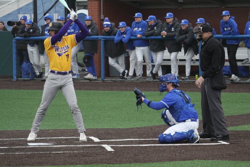 Saint Louis University Baseball vs Western Illinois University 2026 XII.jpg :: Saint Louis University Baseball vs Western Illinois University at Billikens Sports Center in St. Louis, Missouri, USA. 03-03-2026 NCAA College Division I Baseball