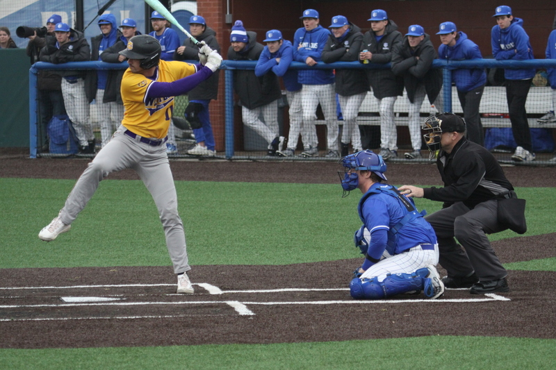 Saint Louis University Baseball vs Western Illinois University 2026 XIII.jpg :: Saint Louis University Baseball vs Western Illinois University at Billikens Sports Center in St. Louis, Missouri, USA. 03-03-2026 NCAA College Division I Baseball