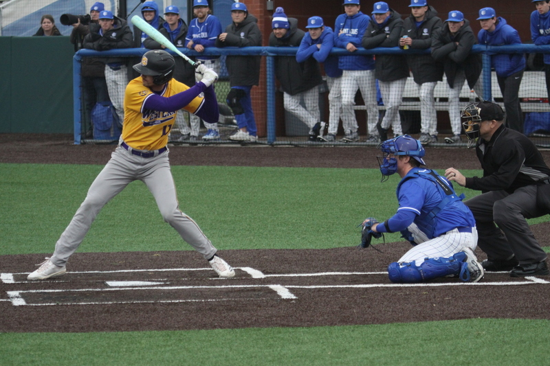 Saint Louis University Baseball vs Western Illinois University 2026 XIV.jpg :: Saint Louis University Baseball vs Western Illinois University at Billikens Sports Center in St. Louis, Missouri, USA. 03-03-2026 NCAA College Division I Baseball
