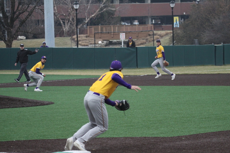 Saint Louis University Baseball vs Western Illinois University 2026 XXXXV.jpg :: Saint Louis University Baseball vs Western Illinois University 2026 at Billikens Sports Center in St. Louis, Missouri, USA. Western Illinois University is an Ohio Valley Conference and Saint Louis University is an Atlantic 10 Conference in a two-conference dual. 03/03/2026