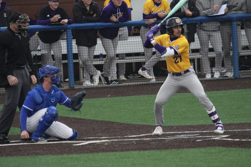 Saint Louis University Baseball vs Western Illinois University 2026 XXXXVII.jpg :: Saint Louis University Baseball vs Western Illinois University 2026 at Billikens Sports Center in St. Louis, Missouri, USA. Western Illinois University is an Ohio Valley Conference and Saint Louis University is an Atlantic 10 Conference in a two-conference dual. 03/03/2026