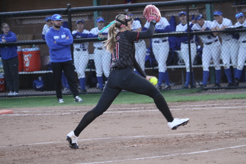 Saint Louis University Softball vs Saint Josephs University 2026 LXVI.jpg :: Saint Louis University Softball vs Saint Joseph's University 2026 at Billikens Sports Center in St. Louis, Missouri, USA. NCAA Softball, College Softball, A10 Conference Softball 13 to 1 loss for the Billikens