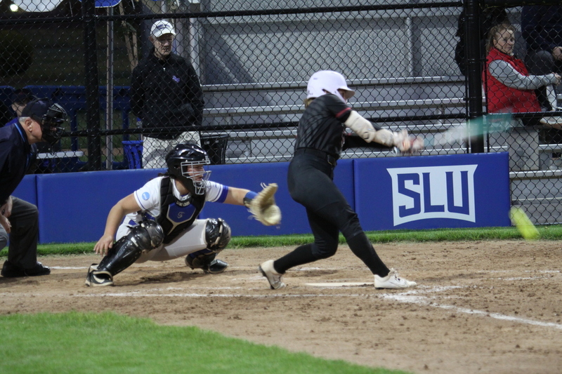 Saint Louis University Softball vs Saint Josephs University 2026 LXXXII.jpg :: Saint Louis University Softball vs Saint Joseph's University 2026 at Billikens Sports Center in St. Louis, Missouri, USA. NCAA Softball, College Softball, A10 Conference Softball 13 to 1 loss for the Billikens