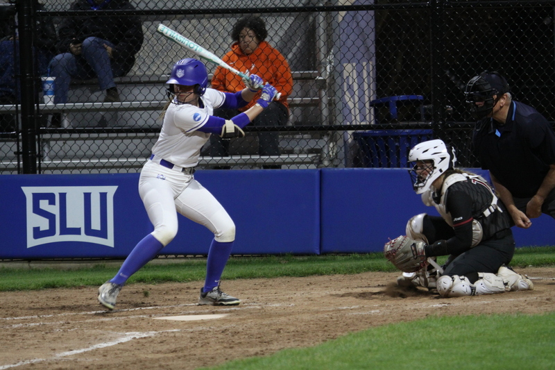 Saint Louis University Softball vs Saint Josephs University 2026 LXXXIX.jpg :: Saint Louis University Softball vs Saint Josephs University 2026 at Billikens Sports Center in St. Louis, Missouri, USA. NCAA Softball, NCAA, College Softball, Fast Pitch, Division I, A10