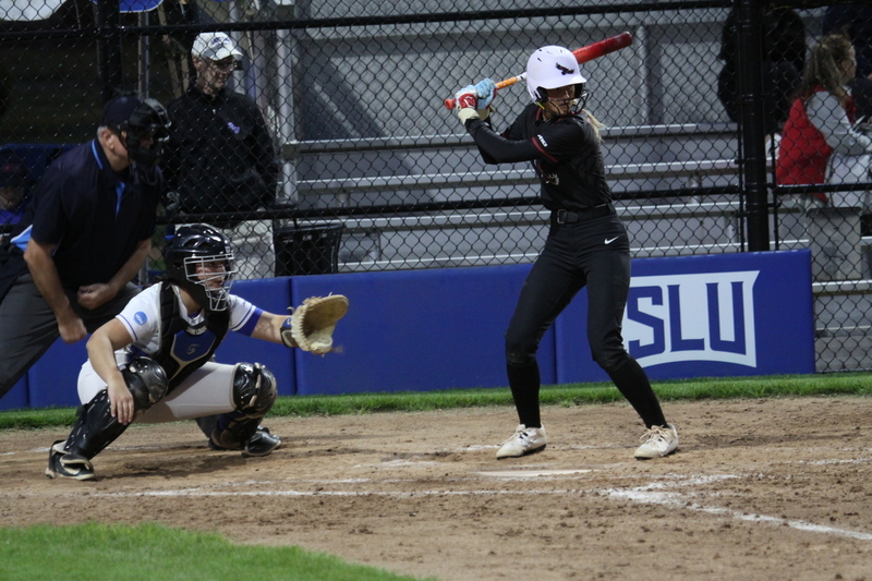 Saint Louis University Softball vs Saint Josephs University 2026 LXXXV.jpg :: Saint Louis University Softball vs Saint Josephs University 2026 at Billikens Sports Center in St. Louis, Missouri, USA. NCAA Softball, NCAA, College Softball, Fast Pitch, Division I, A10