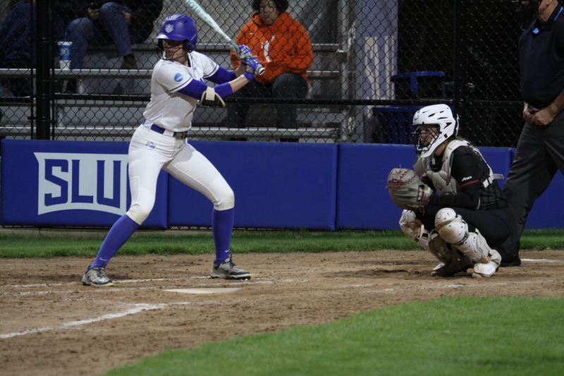 Saint Louis University Softball vs Saint Josephs University 2026 LXXXVIII.jpg :: Saint Louis University Softball vs Saint Josephs University 2026 at Billikens Sports Center in St. Louis, Missouri, USA. NCAA Softball, NCAA, College Softball, Fast Pitch, Division I, A10