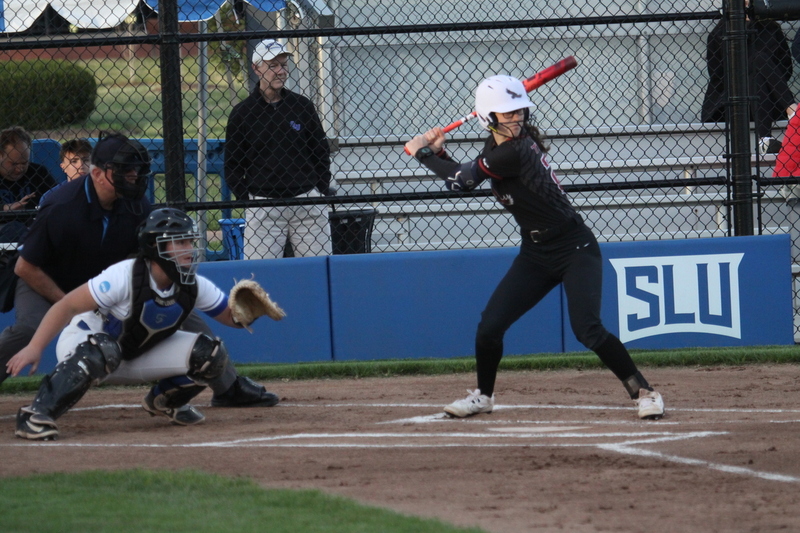 Saint Louis University Softball vs Saint Josephs University 2026 VI.jpg :: Saint Louis University Baseball vs Saint Joseph at Billikens Sports Center in St. Louis, Missouri, USA. NCAA Softball, Division I, College Softball 03/13/2026 630pm