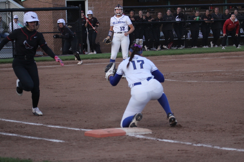 Saint Louis University Softball vs Saint Josephs University 2026 XXXIX.jpg :: Saint Louis University Softball vs Saint Joseph's University 2026 at Billikens Sports Center in St. Louis, Missouri, USA. NCAA Softball, College Softball, A10 Conference Softball 13 to 1 loss for the Billikens