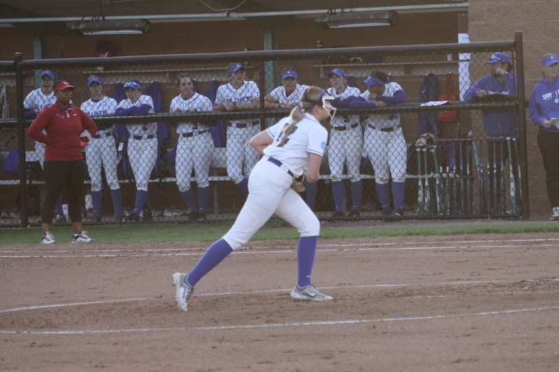 Saint Louis University Softball vs Saint Josephs University 2026 XXXXIX.jpg :: Saint Louis University Softball vs Saint Joseph's University 2026 at Billikens Sports Center in St. Louis, Missouri, USA. NCAA Softball, College Softball, A10 Conference Softball 13 to 1 loss for the Billikens