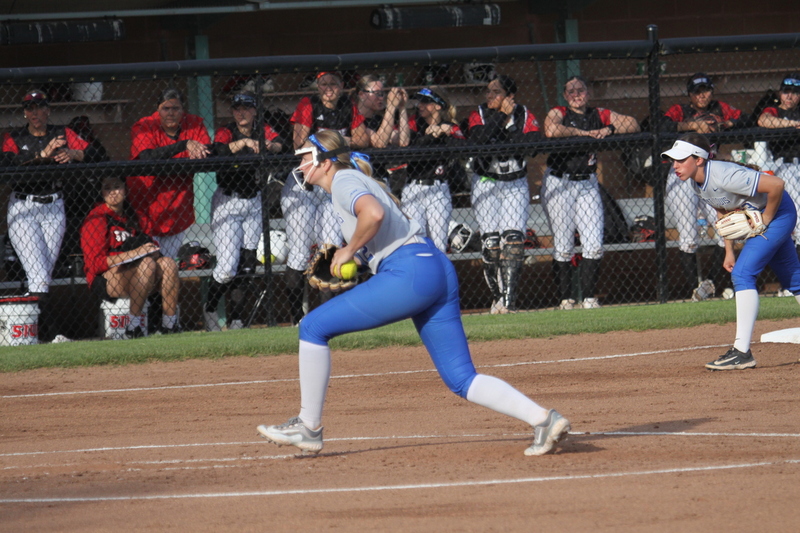 Saint Louis University Softball vs Southern Illinois University Edwardsville 2026 I.jpg :: Saint Louis University Softball vs Southern Illinois University Edwardsville at Billikens Sports Center in St. Louis, Missouri, USA. NCAA Softball, College Softball, Fast Pitch, Sidearm Sports, SLU, SIUE