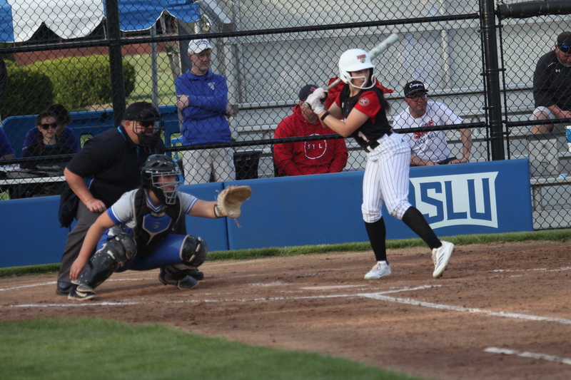 Saint Louis University Softball vs Southern Illinois University Edwardsville 2026 LXI.jpg :: Saint Louis University Softball vs Southern Illinois University Edwardsville at Billikens Sports Center in St. Louis, Missouri, USA. NCAA Softball, College Softball, Division I Softball, 03-18-2026 5pm