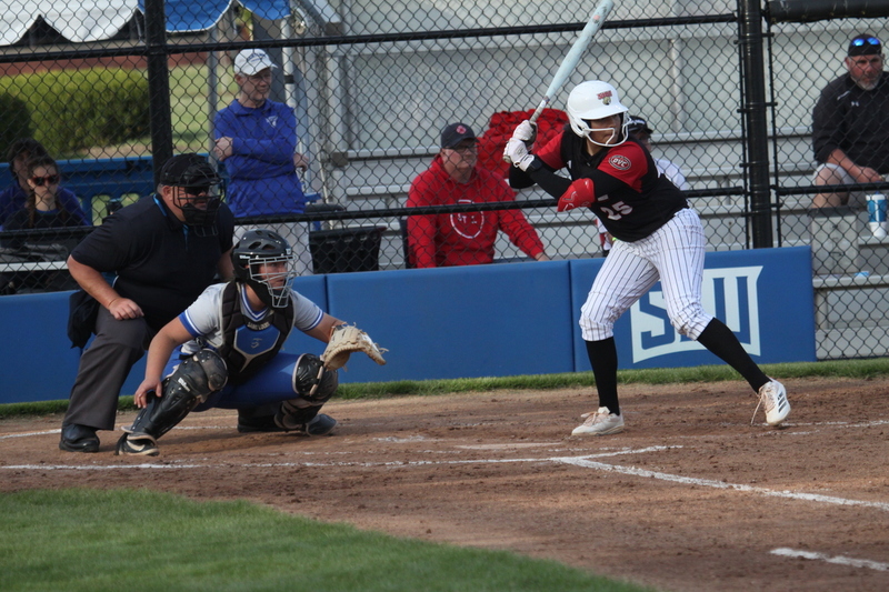 Saint Louis University Softball vs Southern Illinois University Edwardsville 2026 LXIII.jpg :: Saint Louis University Softball vs Southern Illinois University Edwardsville at Billikens Sports Center in St. Louis, Missouri, USA. NCAA Softball, College Softball, Division I Softball, 03-18-2026 5pm