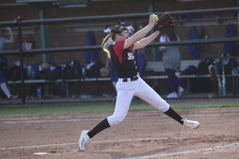 Saint Louis University Softball vs Southern Illinois University Edwardsville 2026 XXVIII.jpg :: Saint Louis University Softball vs Southern Illinois University Edwardsville at Billikens Sports Center in St. Louis, Missouri, USA. NCAA Softball, College Softball, Fast Pitch, Sidearm Sports, SLU, SIUE