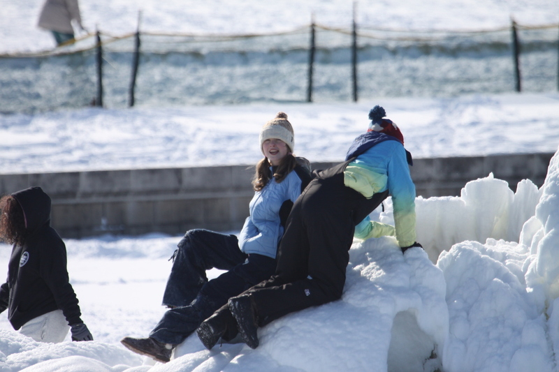 Sledding Art Hill 2026 V.jpg :: Sledding Forest Park-St. Louis, Missouri, USA at Norman K. Probstein Golf Course and Art Hill is a seasonal activity enjoyed for over a century. The first sledders used folding chairs after the 1904 World's Fair. Art Hill leads to the Grand Basin from the Art Museum in Forest Park the hillside had cascading falls and fountains that spilled into the Grand Basin which was used for gondolas. 01/26/2026 