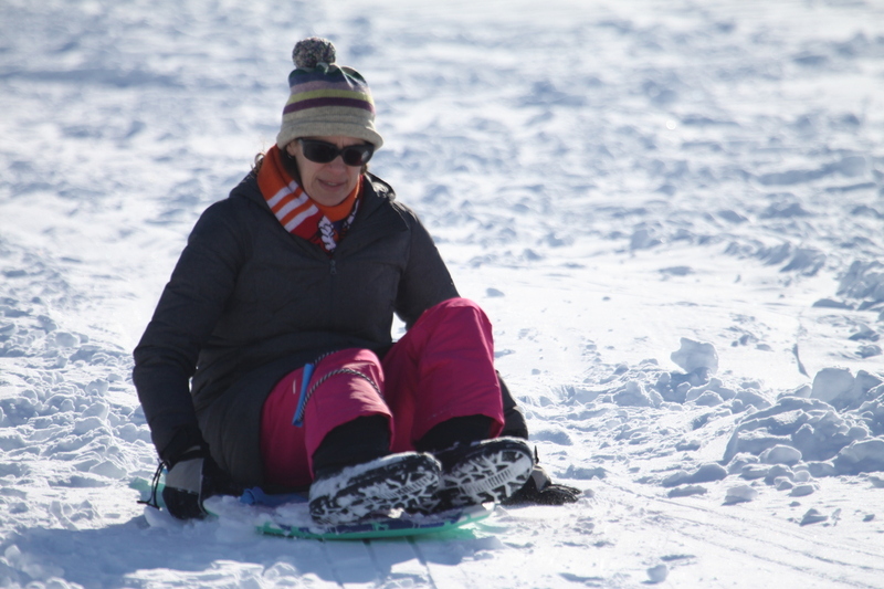 Sledding Art Hill 2026 XI.jpg :: Sledding Forest Park-St. Louis, Missouri, USA at Norman K. Probstein Golf Course and Art Hill is a seasonal activity enjoyed for over a century. The first sledders used folding chairs after the 1904 World's Fair. Art Hill leads to the Grand Basin from the Art Museum in Forest Park the hillside had cascading falls and fountains that spilled into the Grand Basin which was used for gondolas. 01/26/2026 