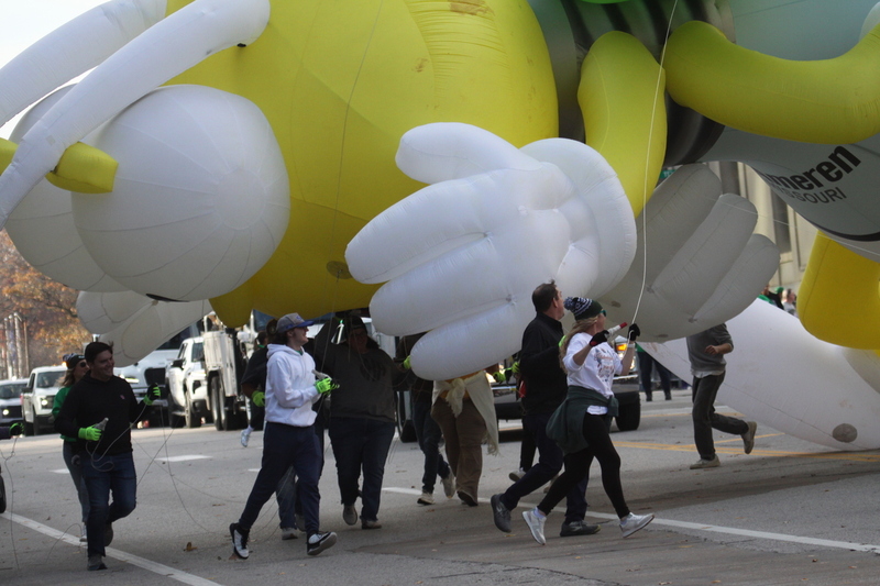 St Louis Thanksgiving Parade 2025 A -.jpg :: St. Louis Thanksgiving Parade 2025 - 11/22/2025 - 2pm - The parade began at the Stifel Theatre (Kiel Opera House) on Market Street in St. Louis, Missouri, USA. The St. Louis Thanksgiving Parade is the parade that starts the Winter Holiday Season. The Parade ends at Kiener Plaza near the Old Courthouse in front of the Gateway Arch. 