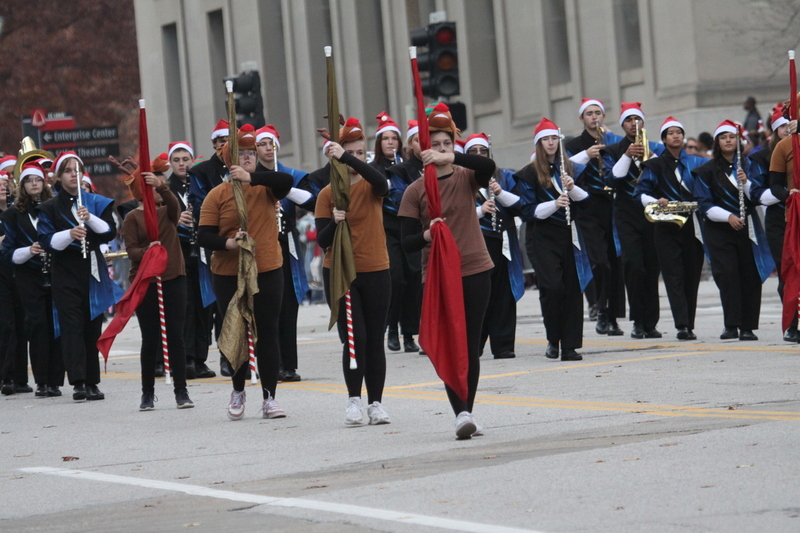 St Louis Thanksgiving Parade 2025 A -LXVII.jpg :: St. Louis Thanksgiving Parade 2025 - 11/22/2025 2pm - Over 120 entrees of Marching Bands, Floats, Clowns, and Drumlines. The Parade proceeded east on Market Street in Downtown St. Louis to Kiener Plaza to the opening of Winterfest and the St. Louis Tree Lighting at the Old Courthouse in front of the Gateway Arch.   