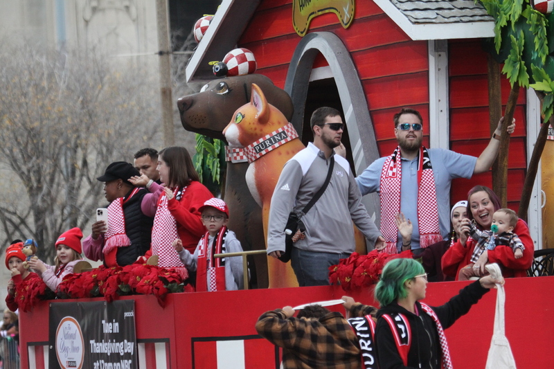 St Louis Thanksgiving Parade 2025 A -LXXIV.jpg :: St. Louis Thanksgiving Parade 2025 - 11/22/2025 2pm - Over 120 entrees of Marching Bands, Floats, Clowns, and Drumlines. The Parade proceeded east on Market Street in Downtown St. Louis to Kiener Plaza to the opening of Winterfest and the St. Louis Tree Lighting at the Old Courthouse in front of the Gateway Arch.   