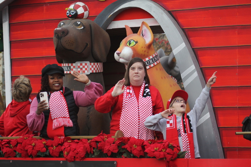 St Louis Thanksgiving Parade 2025 A -LXXIX.jpg :: St. Louis Thanksgiving Parade 2025 - 11/22/2025 2pm - Over 120 entrees of Marching Bands, Floats, Clowns, and Drumlines. The Parade proceeded east on Market Street in Downtown St. Louis to Kiener Plaza to the opening of Winterfest and the St. Louis Tree Lighting at the Old Courthouse in front of the Gateway Arch.   