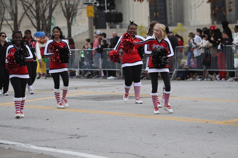 St Louis Thanksgiving Parade 2025 A -LXXXXI.jpg :: St. Louis Thanksgiving Parade 2025 - 11/22/2025 2pm - Over 120 entrees of Marching Bands, Floats, Clowns, and Drumlines. The Parade proceeded east on Market Street in Downtown St. Louis to Kiener Plaza to the opening of Winterfest and the St. Louis Tree Lighting at the Old Courthouse in front of the Gateway Arch.   