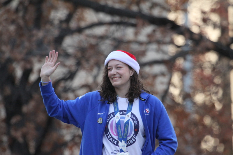 St Louis Thanksgiving Parade 2025 A -LXXXXIV.jpg :: St. Louis Thanksgiving Parade 2025 - 11/22/2025 2pm - Over 120 entrees of Marching Bands, Floats, Clowns, and Drumlines. The Parade proceeded east on Market Street in Downtown St. Louis to Kiener Plaza to the opening of Winterfest and the St. Louis Tree Lighting at the Old Courthouse in front of the Gateway Arch.   