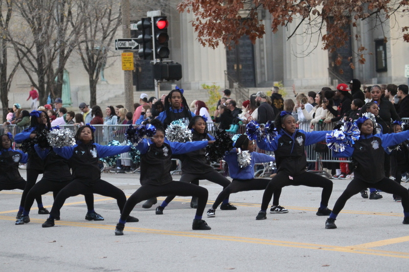 St Louis Thanksgiving Parade 2025 A -LXXXXV.jpg :: St. Louis Thanksgiving Parade 2025 - 11/22/2025 2pm - Over 120 entrees of Marching Bands, Floats, Clowns, and Drumlines. The Parade proceeded east on Market Street in Downtown St. Louis to Kiener Plaza to the opening of Winterfest and the St. Louis Tree Lighting at the Old Courthouse in front of the Gateway Arch.   