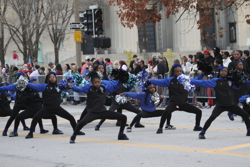 St Louis Thanksgiving Parade 2025 A -LXXXXVI.jpg :: St. Louis Thanksgiving Parade 2025 - 11/22/2025 2pm - Over 120 entrees of Marching Bands, Floats, Clowns, and Drumlines. The Parade proceeded east on Market Street in Downtown St. Louis to Kiener Plaza to the opening of Winterfest and the St. Louis Tree Lighting at the Old Courthouse in front of the Gateway Arch.   