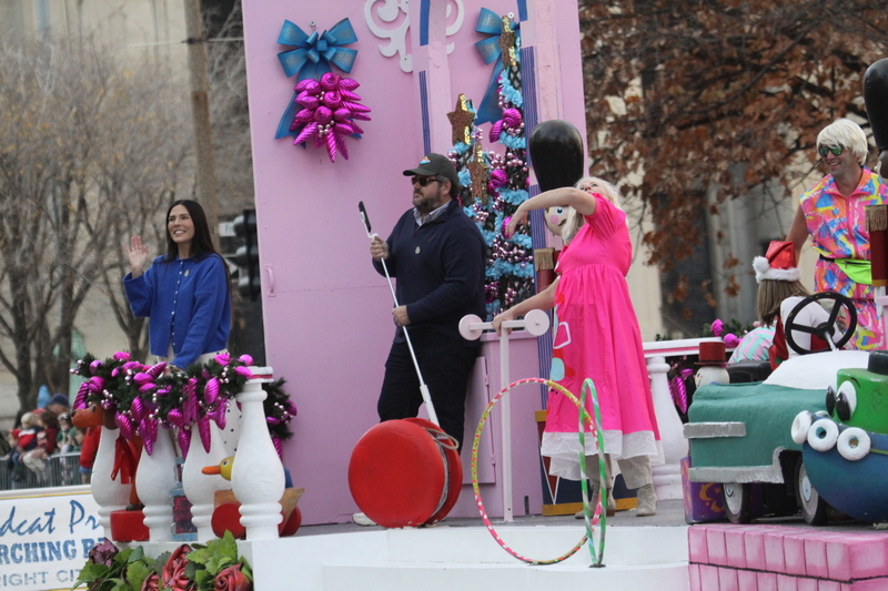 St Louis Thanksgiving Parade 2025 A -LXXXXVII.jpg :: St. Louis Thanksgiving Parade 2025 - 11/22/2025 2pm - Over 120 entrees of Marching Bands, Floats, Clowns, and Drumlines. The Parade proceeded east on Market Street in Downtown St. Louis to Kiener Plaza to the opening of Winterfest and the St. Louis Tree Lighting at the Old Courthouse in front of the Gateway Arch.   